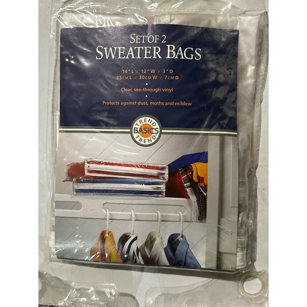Vintage NOS Suit Bag & Sweater Storage Bags Lot Dayton Hudson Target 1994 1997 - Picture 4 of 7